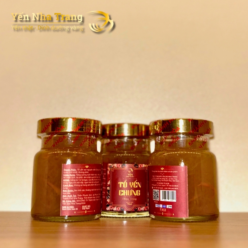 Yến chưng tươi vị Đông Trùng Hạ Thảo